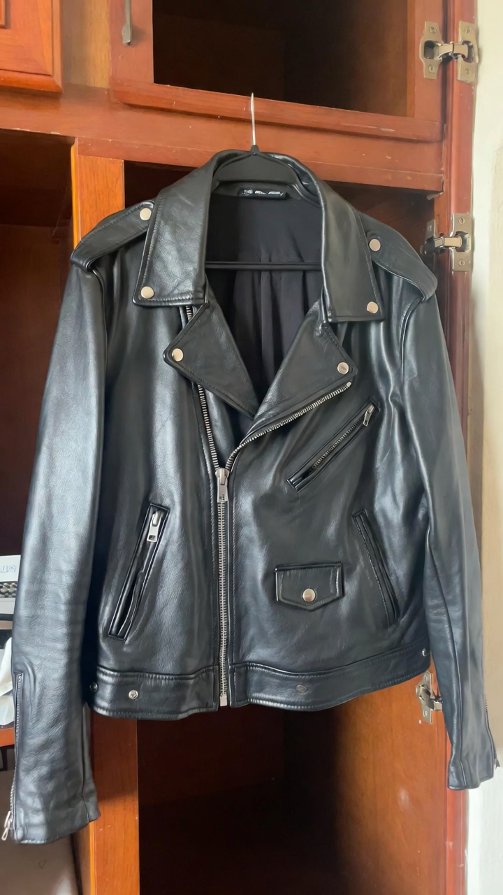 AllSaints Balfern Leather Jacket 10