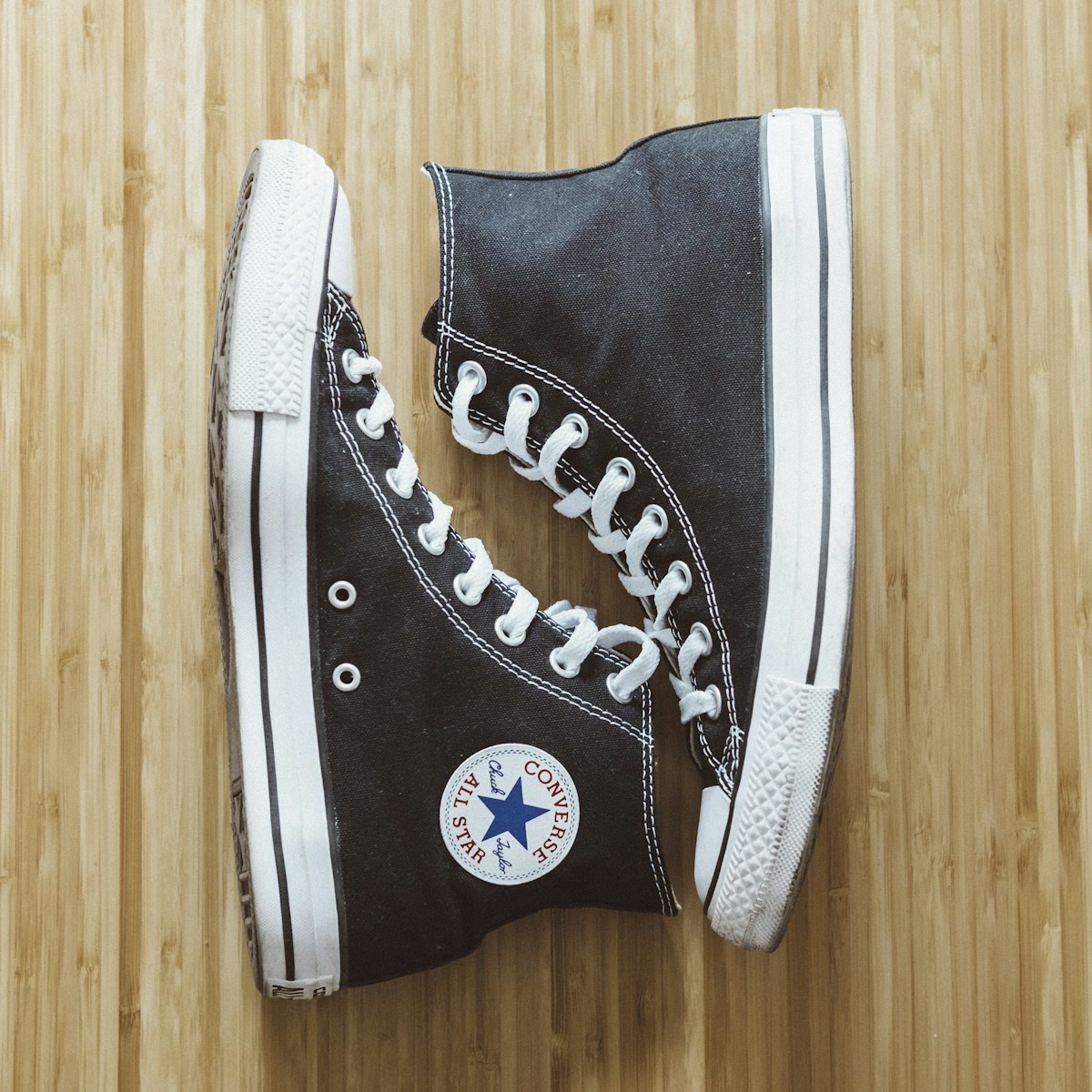 Charcoal High-Top Trainers