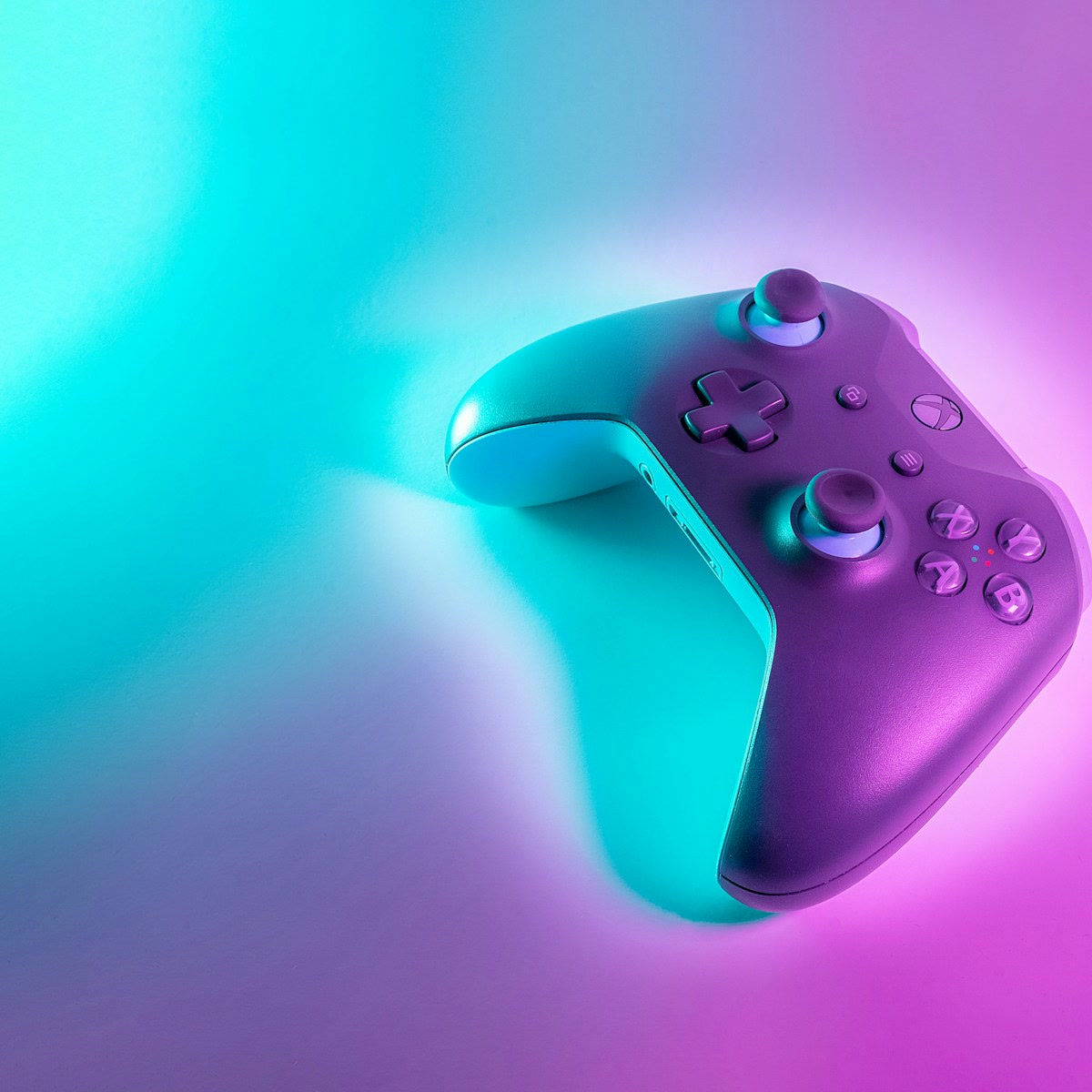 Purple Game Controller