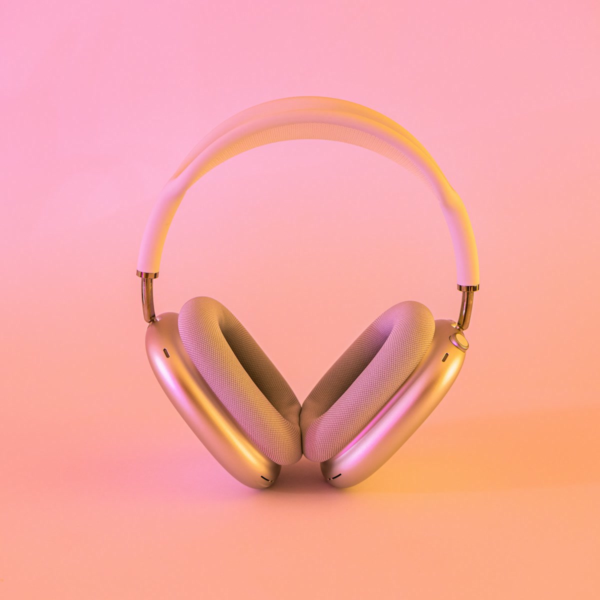 Rose Gold Over-Ear Headphones