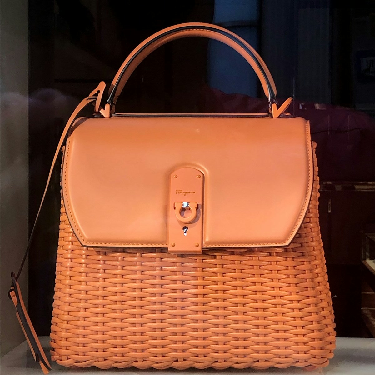 Tan Leather Satchel Bag