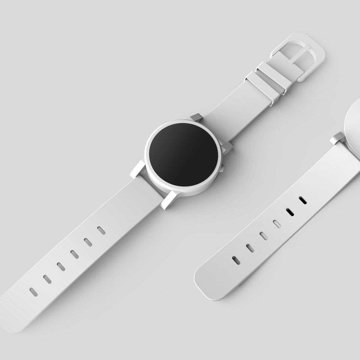 White Sport Smartwatch